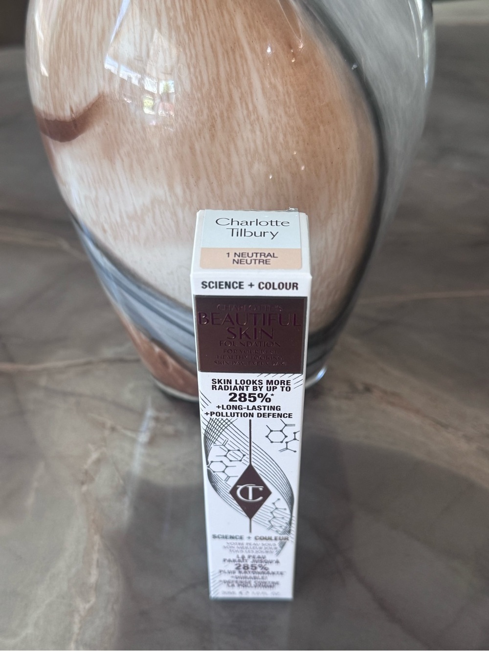 Charlotte's Beautiful Skin Foundation Shade 1 Neutral - Picture 5 of 9